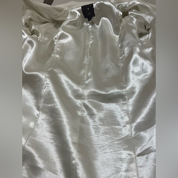 Forever 21 White Dress Coat Size Small - Picture 7 of 9